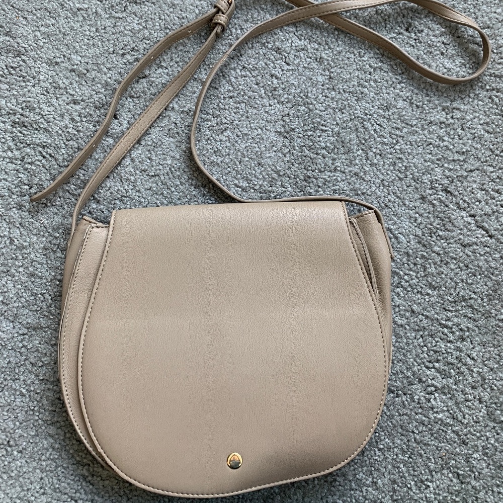 Sole Society Beige Crossbody Bag